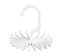 Premier Housewares 20 Hook Tie Organiser Hanger - White