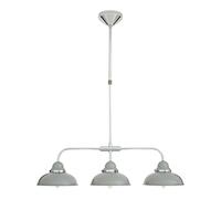 Premier Housewares 2501889 Ceiling Light Glow Bulb Ceiling Light Shade Pendant Lighting Ceiling Light Shades Ceiling hallway Hall ceiling light Light Grey 90 cm x 73.5 cm x 20