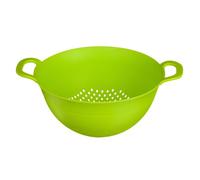 PREMIER HOUSEWARES 26CM DIA COLANDER STRAINER LIME GREEN DOUBLE HANDLES PLASTIC