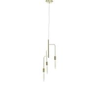 Lagona 3 Bulb Gold Finish Pendant Light - Gold
