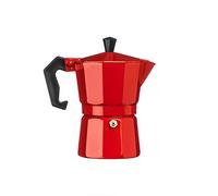 Premier Housewares 3-Cup Espresso Maker, Red