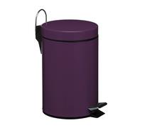 Premier Housewares 3-L Stainless Steel Pedal Bin - Purple