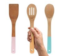 Premier Housewares 3 Piece Bamboo Kitchen Utensil Set | Spoon & Turner