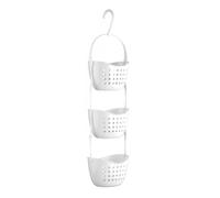 Premier Housewares 3-Tier Shower Caddy - White