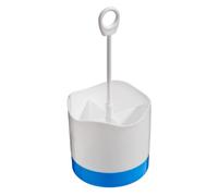 Plastic Cutlery Caddy, Cutlery Caddy with 4 Compartment, Cutlery Drainer with Hanging Loop Interiors by Premier Blue One Size
