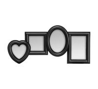 Premier Housewares 4 Photo Black Plastic Multi Photo Frame