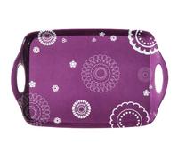 Premier Housewares 40 x 26 cm Melamine Tray with Handles - Lilla