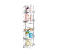 Premier Housewares 5-Tier Chrome Corner Storage Rack