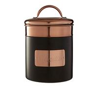 Premier Housewares 507352 Biscuit Canister, Stainless Steel, Copper
