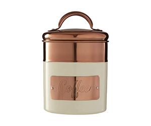Premier Housewares 507356 Coffee Canister, Stainless Steel