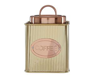 Premier Housewares 507390 Coffee Canister, Stainless Steel