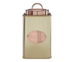 Premier Housewares 507392 Biscuit Canister, Stainless Steel