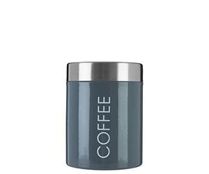 Premier Housewares 507501 Liberty Coffee Canister - Grey, H13 x W10 x D10cm