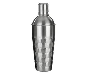 Premier Housewares 507553 Honey Bee Cocktail Shaker, Stainless Steel - Silver , 9 x 9 x 25 cm
