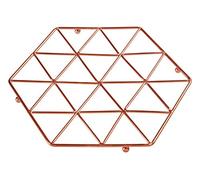 Premier Housewares 507558 Vertex Trivet, Copper , 22 x 22 x 2 cm