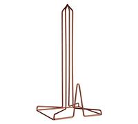 Premier Housewares 507559 Vertex Kitchen Roll Holder - Copper Plated , 15 x 15 x 31 cm