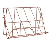 Premier Housewares 507561 Vertex Cookbook Stand - Copper Plated , 17 x 30 x 21 cm