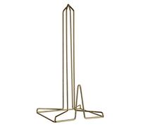 Premier Housewares 507568 Vertex Kitchen Roll Holder - Gold Plated 15 x 15 x 31 cm