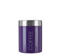 Premier Housewares 508497 Coffee Canister - Purple , H13 x W10 x D10cm