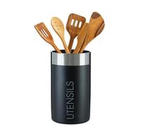Premier Housewares 508523 Liberty Utensil Holder - Black, H18 x W10 x D10cm