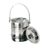 Premier Housewares Ice Bucket - Stainless Steel, Silver