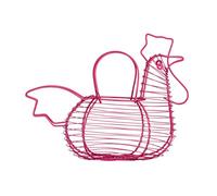 Premier Housewares 509384 Cockerel Egg Holder - Hot Pink H26 x W33 x D18cm