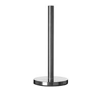 Premier Housewares 511187 Brushed Sleek Kitchen Roll Holder Free Standing Vertical Paper Towel Stand Stainless Steel With Base 33 x 15 x 15 , Silver