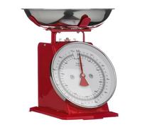 Premier Housewares 5kg Red Retro Kitchen Scale | Analogue Dial