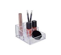 Premier Housewares 6 Compartment Cosmetics Organiser/Ample Storage Solution/Minimal Design/Lightweight Polystyrene