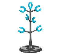 Premier Housewares 6 Cup Mug Tree - Grey/Blue