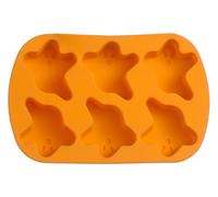Premier Housewares 6 Ghost Cake Mould Tray - Orange