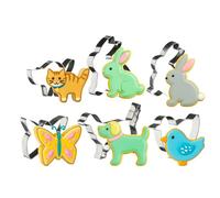 Premier Housewares 6 Pcs Animal Cookie Cutters Set | Metal Cookie Cutter for Baking | Unique Pastry Cutter for Home Use | Stainless Steel Cheese Cutter for Kicthen Essentials
