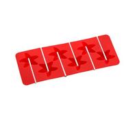 Premier Housewares 6-Starfish Cake Pop Silicone Mould - Red