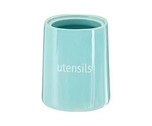 Premier Housewares 722700 Fletcher Utensil Jar - Blue , 12x12x14 cm