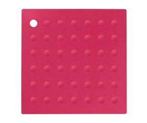 Premier Housewares 805035 Zing Silicone Trivet - Hot Pink, 17cm