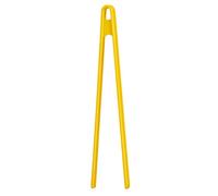Premier Housewares 805363 Zing Silicone Tongs - Yellow , H29 x W6 x D2cm