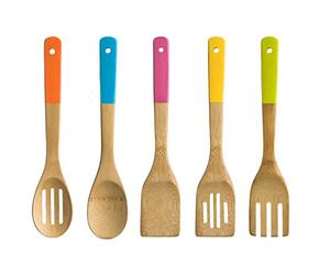 Premier Housewares 805401 Kitchen Utensil Set, Multi-Colour, Set of 5, 1.5 x 6 x 31 cm