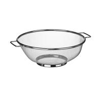 Premier Housewares 806512 Sieve with Handles, Stainless Steel Silver H10 x W30 x D25cm