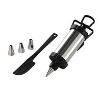 4 Nozzles And Spreader Icing Set Premier Housewares Black One Size