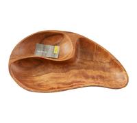 Premier Housewares Acacia Wood Mango SHP 2 Serving Dish Strong Modern Dinner Tray 32 X 19 X 4