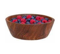 Premier Housewares Acacia Wood Round Tapered Bowl | Natural