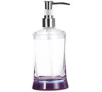 Premier Housewares Acrylic Lotion Dispenser - Purple/Clear