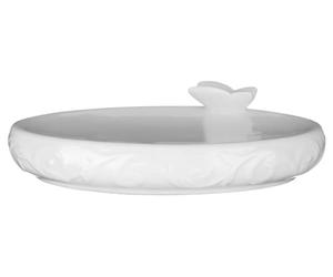 Premier Housewares andwhether Saucer, Porcelain Soap Dish, Multi-Colour, 17 x 12 x 4 cm