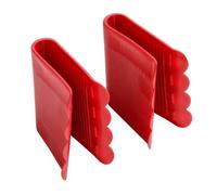 Premier Housewares Anti Scald Grips - Red, Set of 2