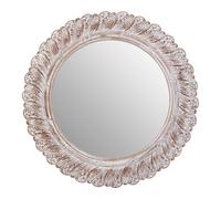 Premier Housewares Antique Grey Acanthus Leaf Wall Mirror