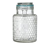 Premier Housewares Apiary Blue Seal Small Glass Jar