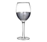 Premier Housewares Wine Glasses Silver Detailing Cocktail Glass Wine Glasses Set Martini Glasses Champagne Glasses Drinking Glasses Set of Four