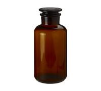 Premier Housewares Apothecary Large Amber Glass Reagent Bottle