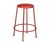 Premier Housewares Artisan Red Metal Bar Stool