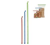 Premier Housewares Assorted Magic Seals Set Of 3 | Everyday Use Magic Seals For Storing Food | Easy To Use Set Of 3 Magic Seals For Storage Purpose | Contemporary Magic Seals